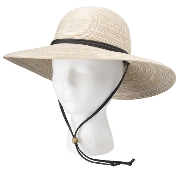 Sloggers 4405ST Women's Braided Sun Hat UPF 50+ Earth Stone for Outdoor Protection