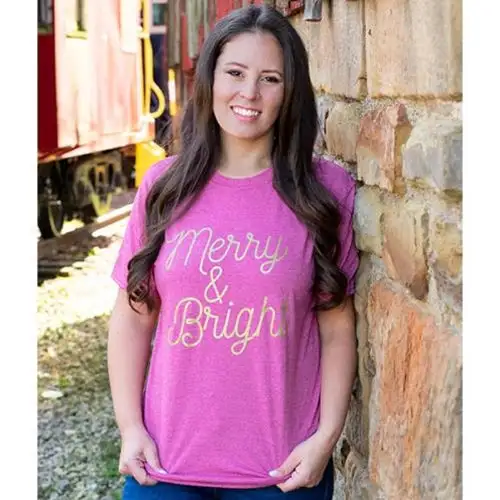 Christmas Obsessed Holiday Graphic T-Shirt Large Festive Seasonal Tee