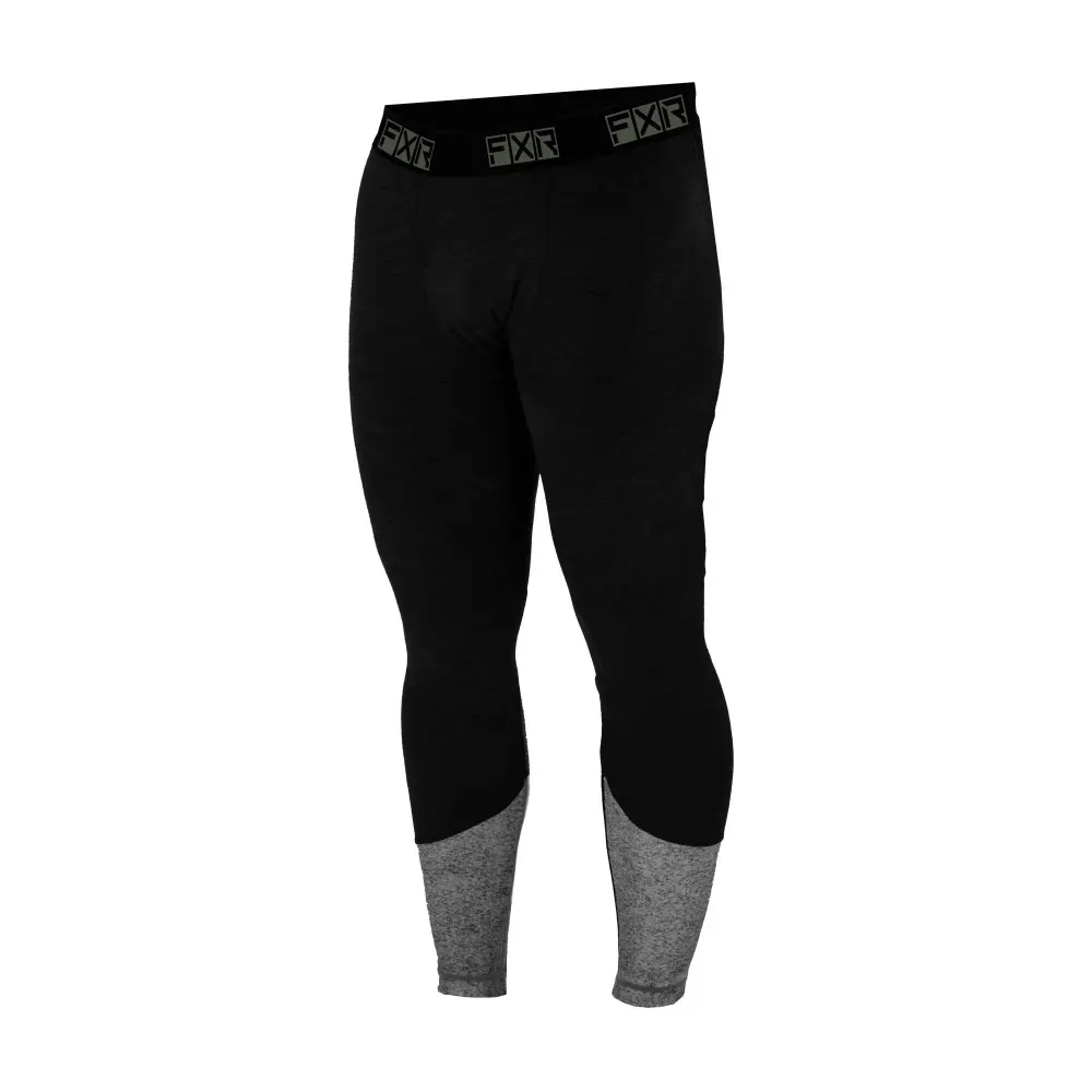FXR Black Grey Heather Endeavor Merino Hybrid Pant Heavy-Weight Moisture - Medium 211341-1007-10