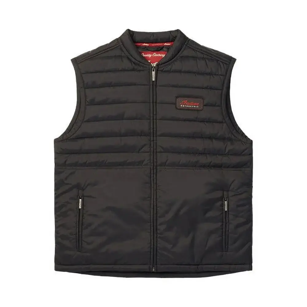 Indian Motorcycle Men's Clayton Thermo Vest. Black | 2833186