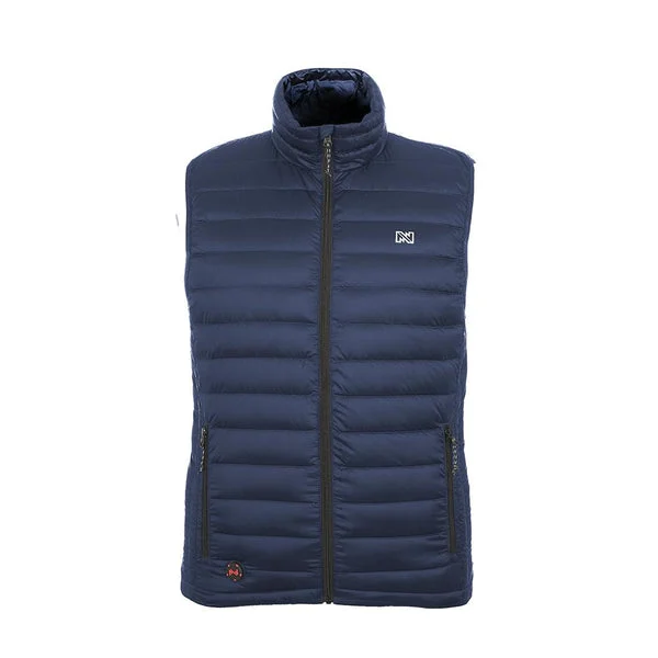 Mobile Warming MWJ18M08-06-04 Bluetooth Endeavor Heated Vest Navy 12V Large Outdoor Apparel