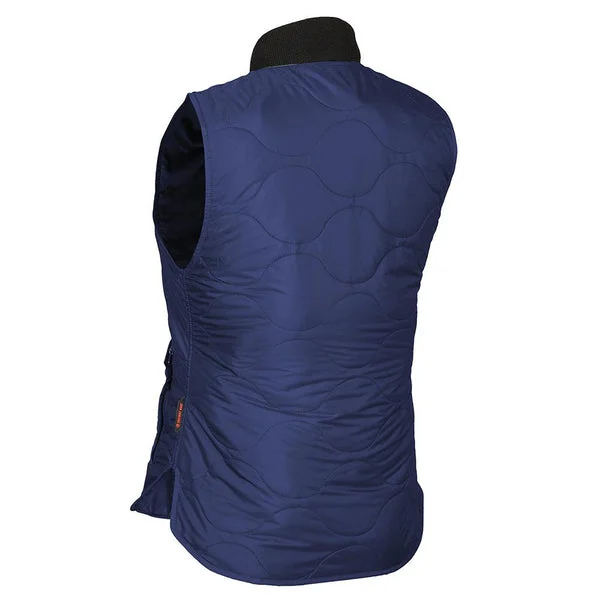 Mobile Warming MWJ18W08-06-05 Bluetooth Heated Vest for Women 7.4V Navy XL