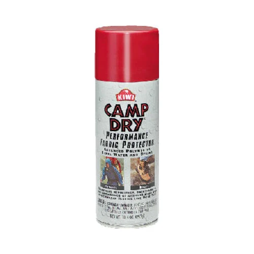 Kiwi Camp Dry Fabric Protector 10.5 Oz Aerosol - Water Repellent for Outdoor Gear