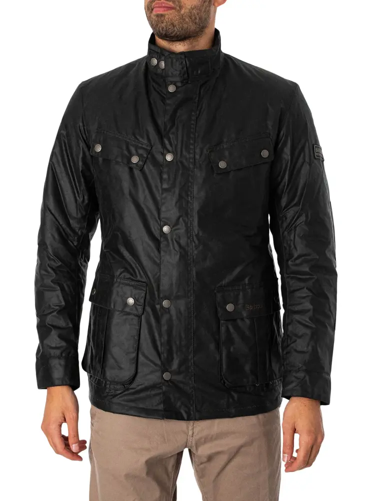 Barbour International Tourer Duke Wax Jacket. Green - MGW-12801