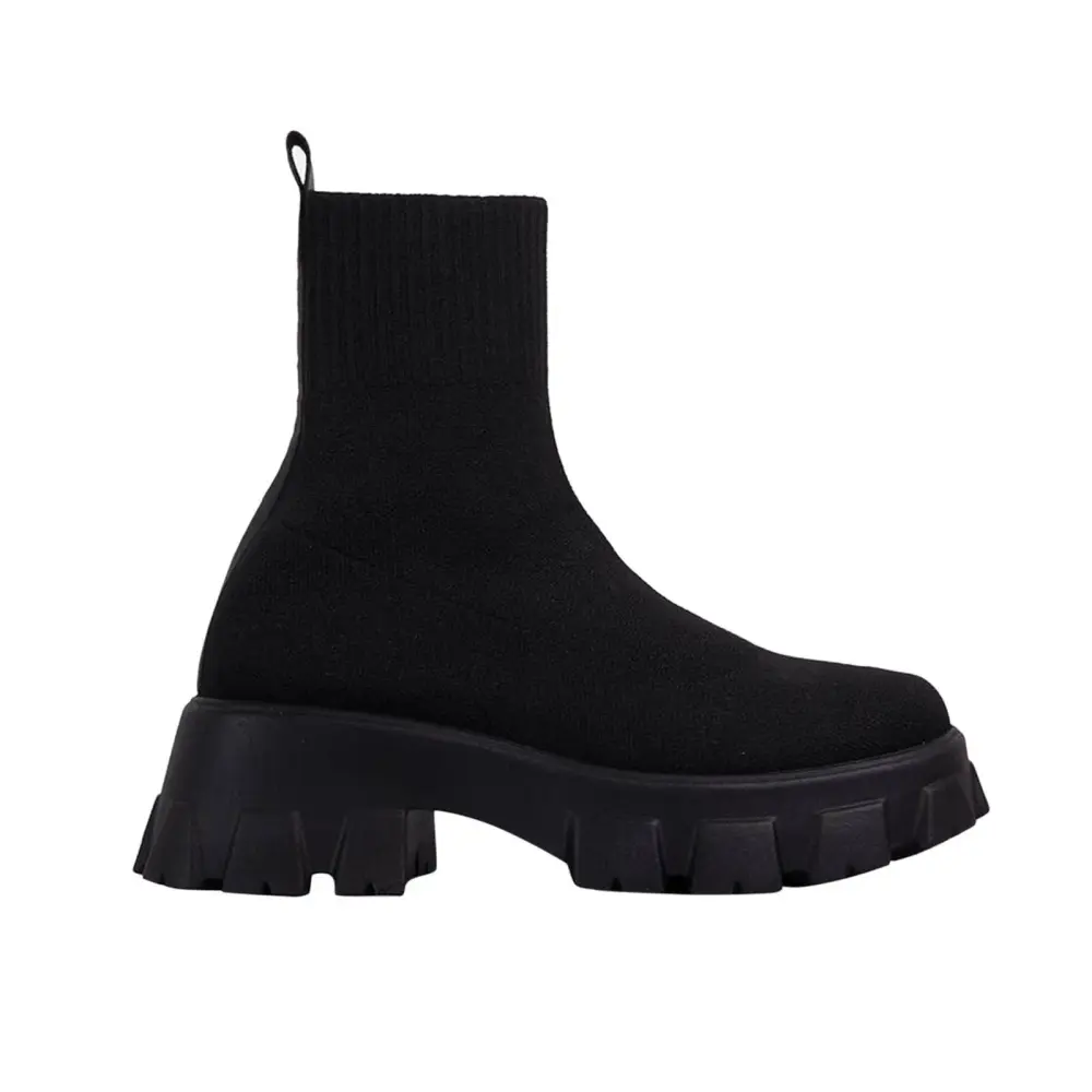 B91xZ Winter Shoes Women Waterproof Leather & Suede Winter Boots.Black 39