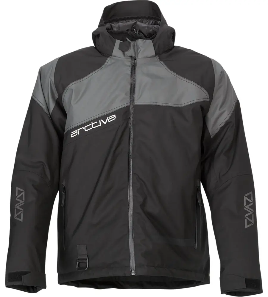 Arctiva Pivot 5 Mens Snow Jacket Black/Gray 4XL - MGW-17616