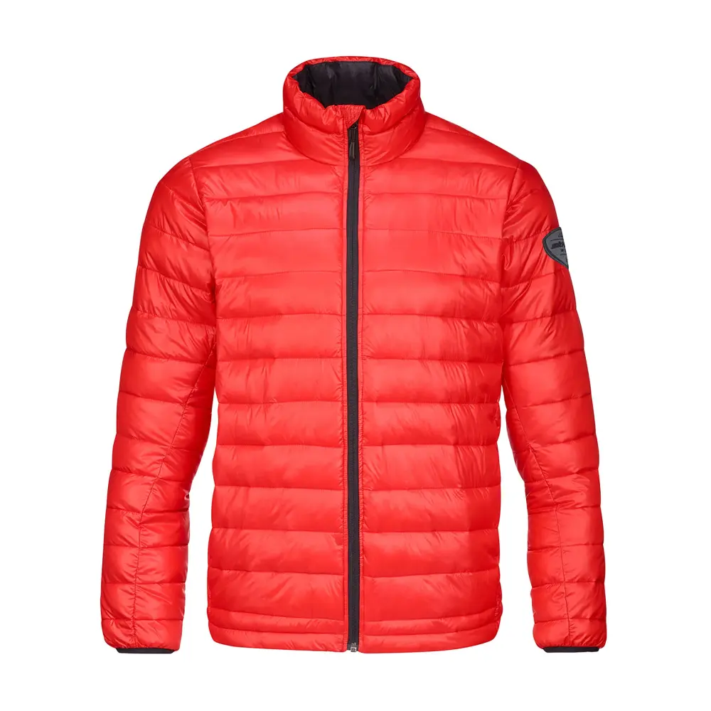 Ski-Doo Mens Red Packable Jacket Mid Layer Insulated Nylon Polyester Lightweight - 4409161430