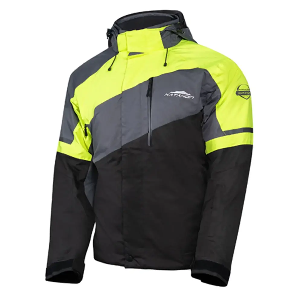 Katahdin Recon Mens Snow Jacket Black/Gray/Hi-Vis XXL - MGW-17712