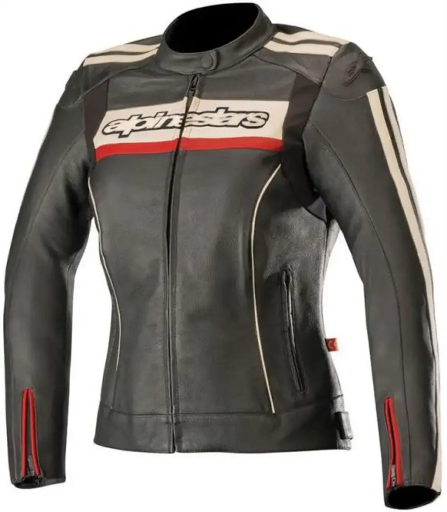 Alpinestars Stella Dyno V2 Womens Leather Jacket Black 50 EUR
