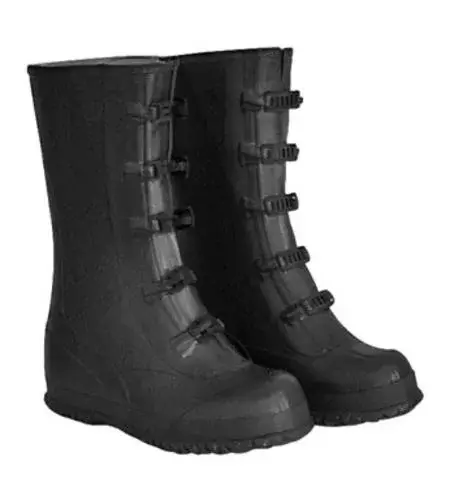 Boss 2PP629712 Five Buckle Rubber Boot Size 12 Black Waterproof Work Boots