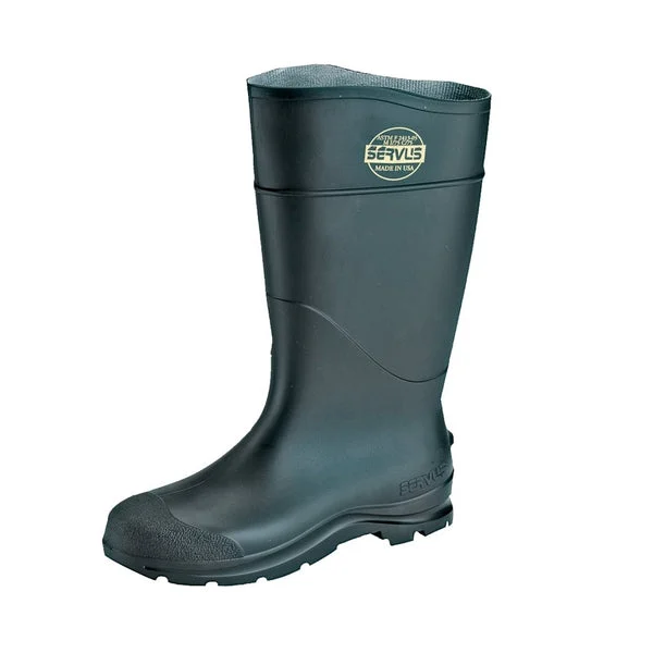 Servus 18821-8 Non-Insulated Knee Boots Black Size 8 for Work Safety