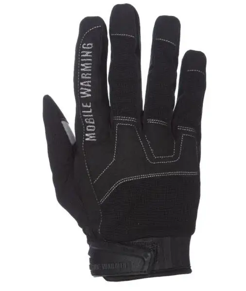 Heated Gloves Black - Warm Work Gloves with Construction Hand Tools