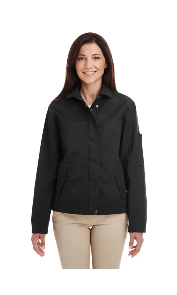 Harriton Women's Auxiliary Canvas Work Jacket. Style M705W