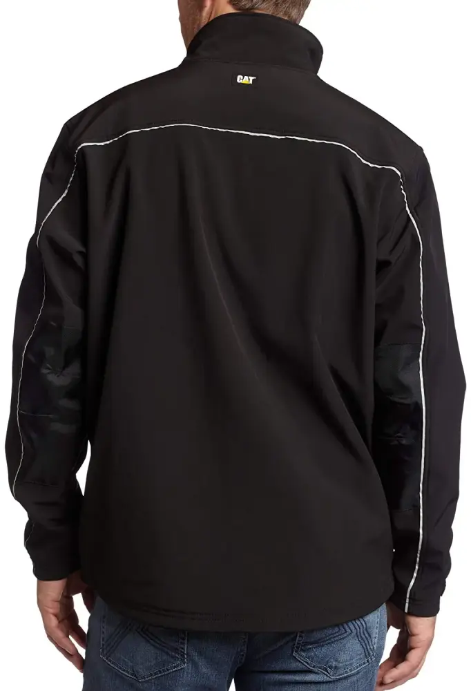 CAT W11440-016-2XL All Season Soft Shell Jacket Black 2XL Men's Work Jacket