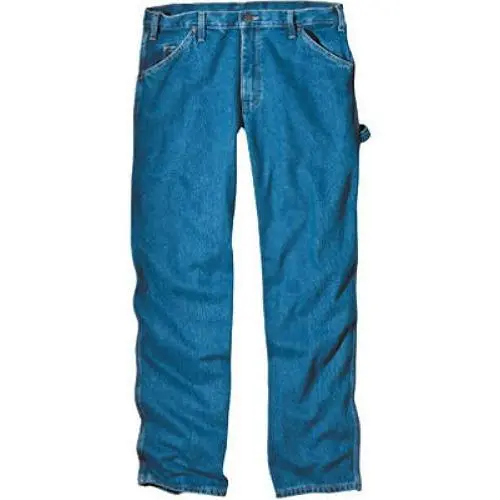 Dickies 1939RMS3034 Men's Relaxed Fit Carpenter Duck Jeans 30x34 Moss Green Professional Work Pants