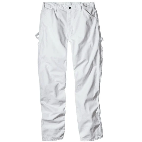 Dickies 1953WH3034 Men's Relaxed Fit Painter's Pants 30x34 White Professional Work Pants