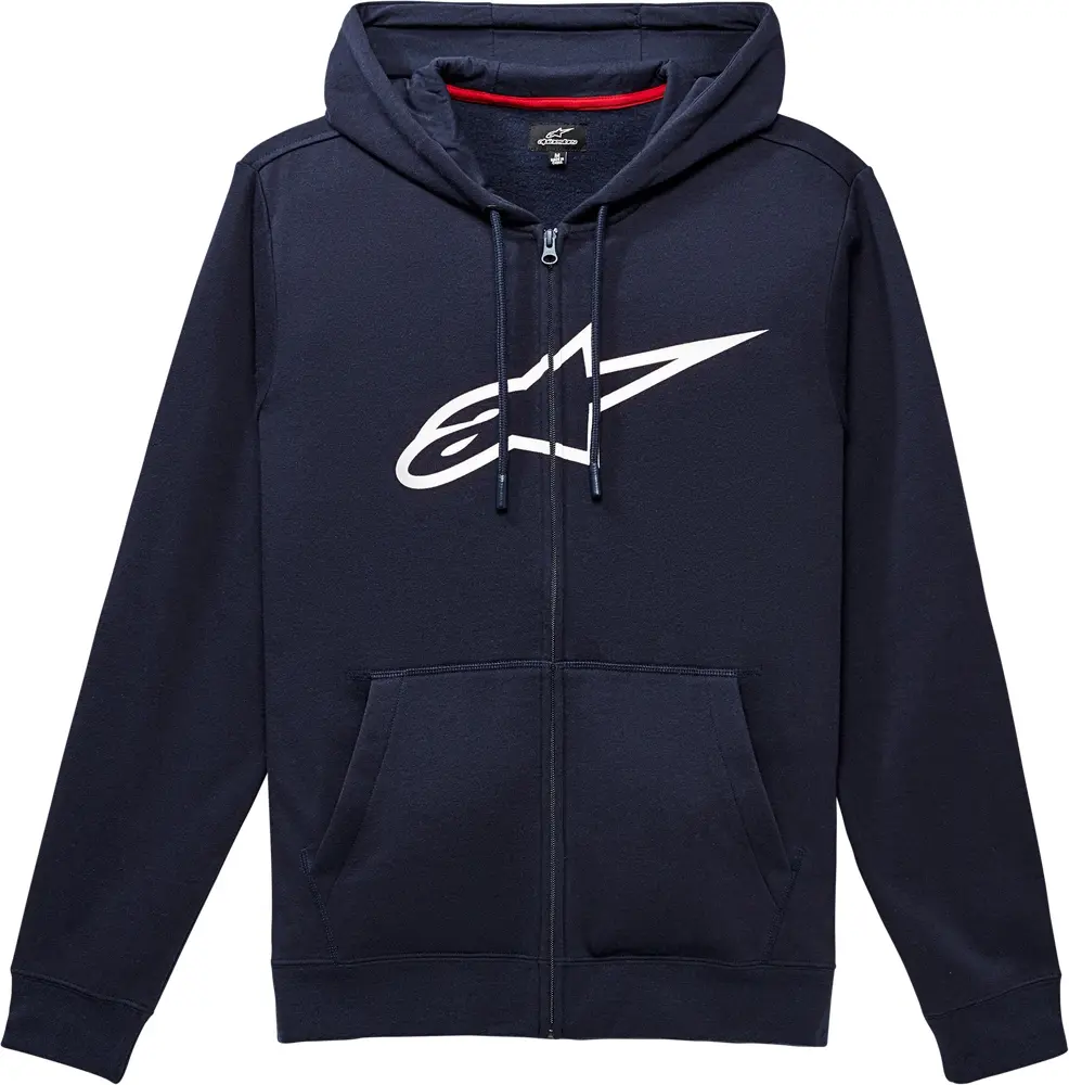 Alpinestars Ageless II Mens Zip Up Hoody Navy/White LG - MGW-11190